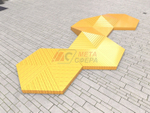 Лежак HEXAGON