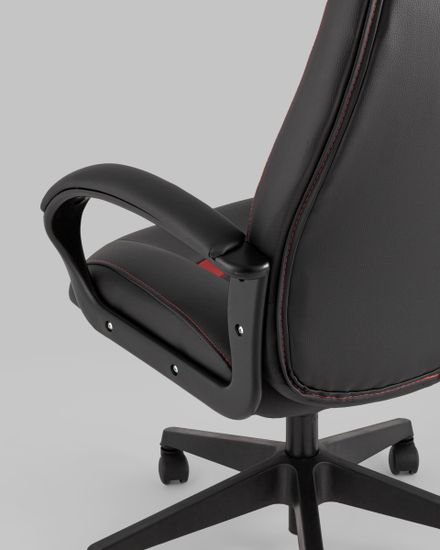 Кресло игровое TopChairs ST-CYBER 8 черный/красный