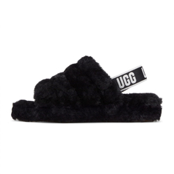 UGG Fluff Yeah Slide Black