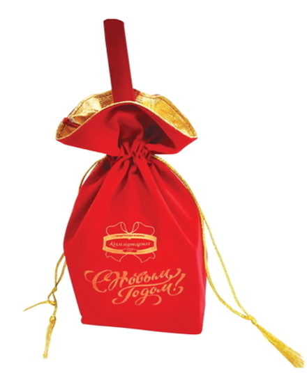 Новогодний подарок "Бархатистый мешочек" 1500г. Коммунарка