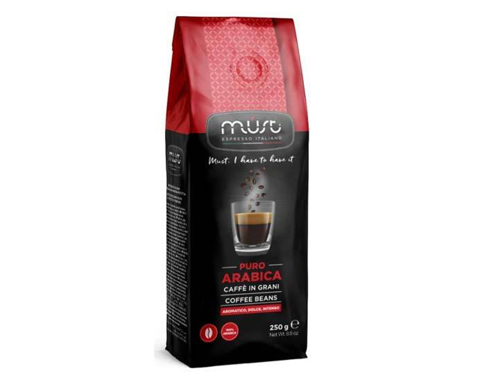 Кофе в зернах Must Pure Arabica, 250 г