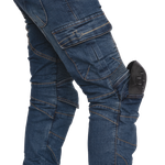 мотоджинсы MADBULL STRATUM Denim Blue