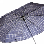 Зонт мужской механический «Ultramarine», клетка, 8 спиц, d-105см, длина в слож. виде 24см