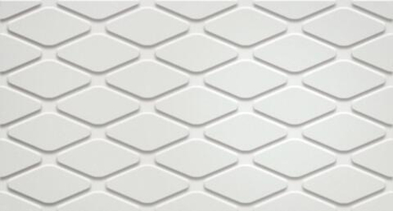 Atlas Concorde Russia 3D White Rhombus Matt 30.5x56
