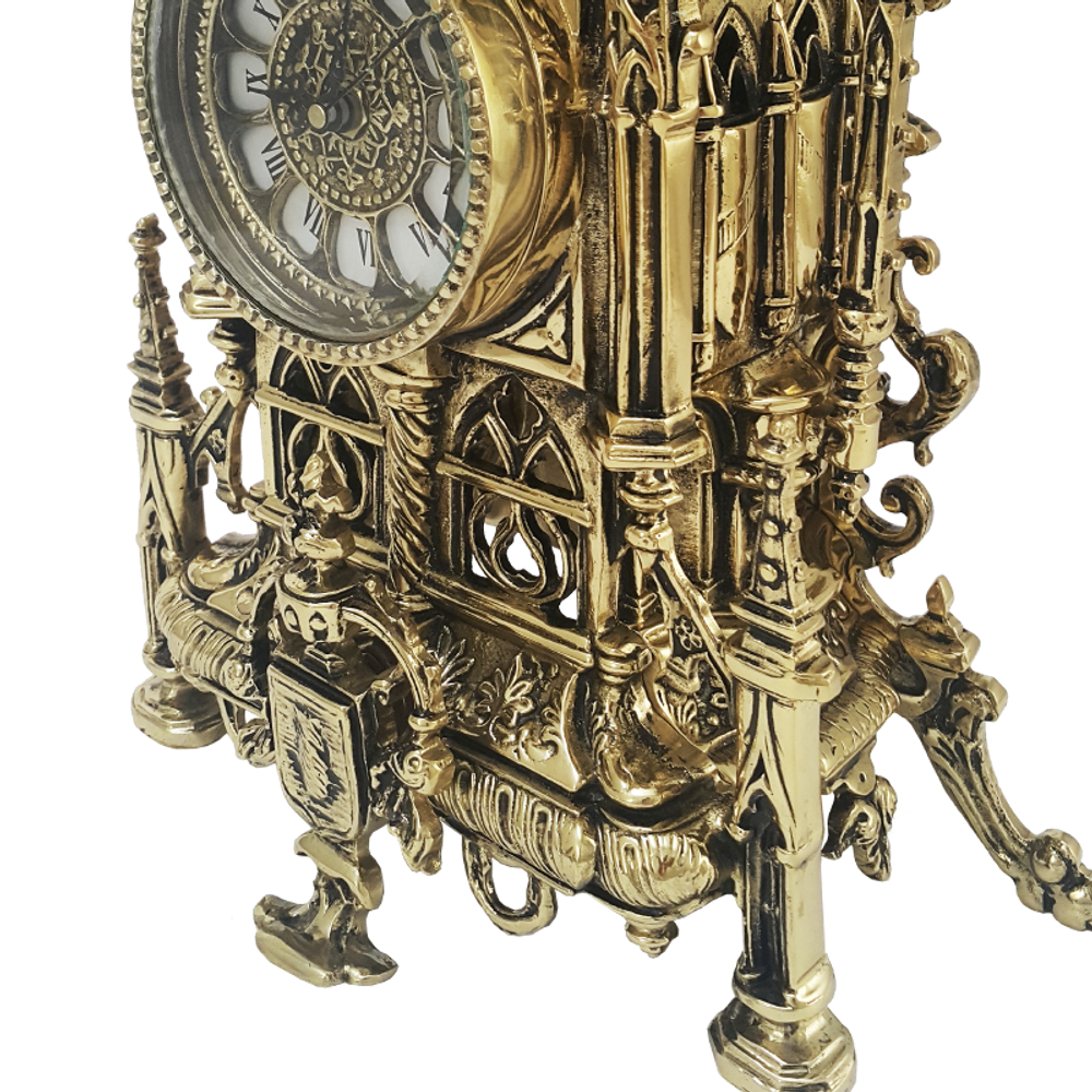 Bello De Bronze Часы "Нотр Дам" каминные бронзовые