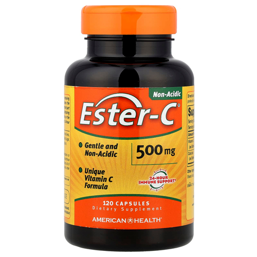 American Health, Ester C, 500 мг, 120 капсул