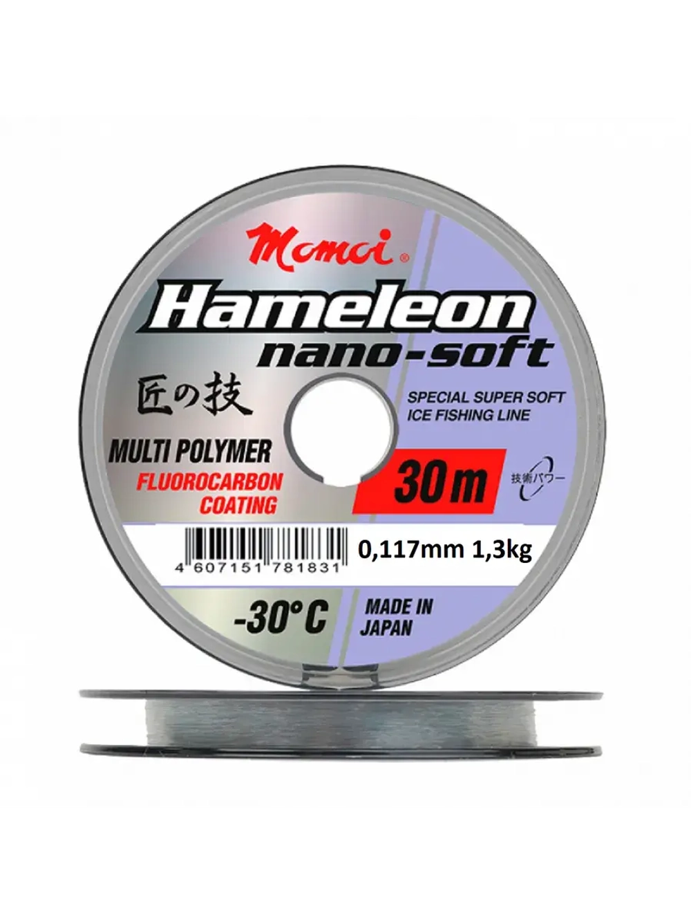 Леска Nano-Soft Winter 30м прозрачная