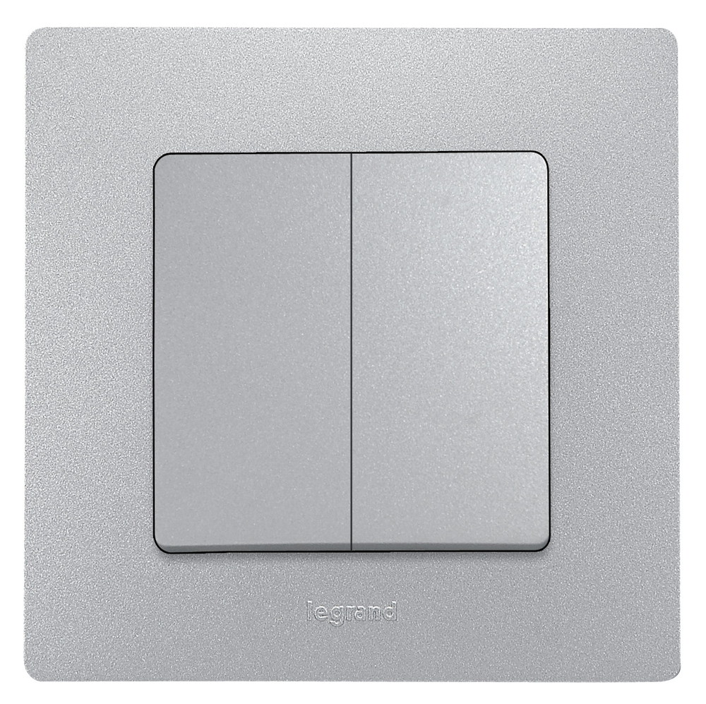 Рамка 1 пост алюминий ETIKA Legrand