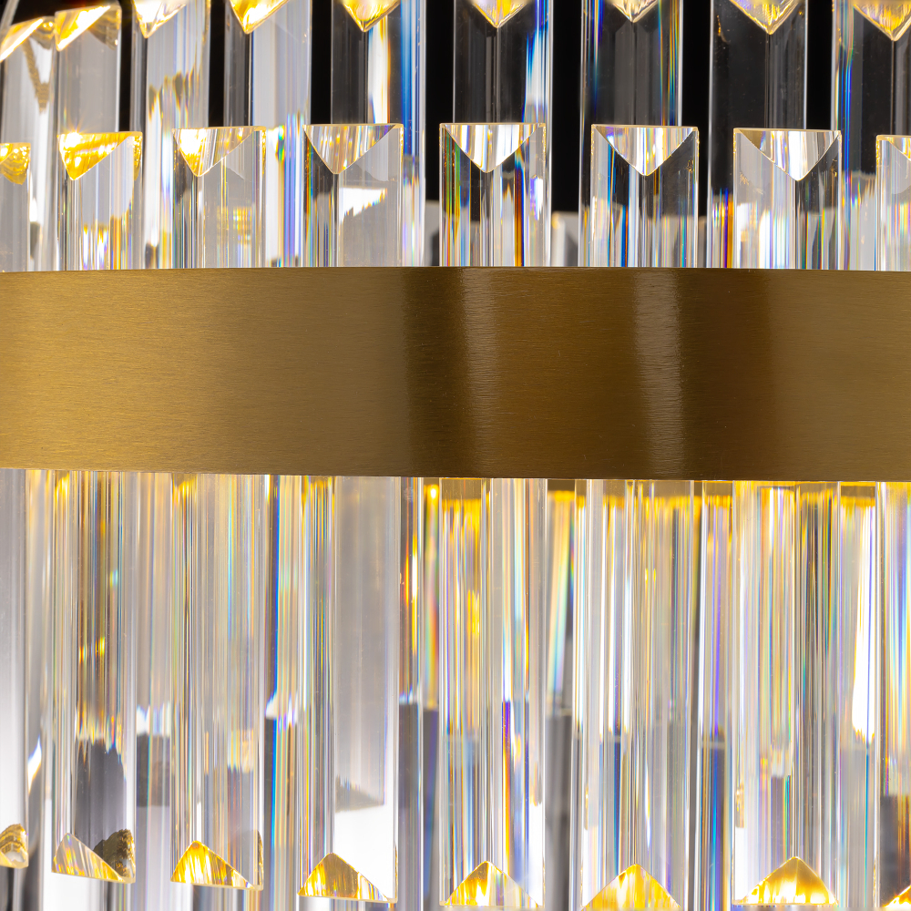 Citilux Sheldon CL339153 LED Люстра хрустальная с пультом Бронза