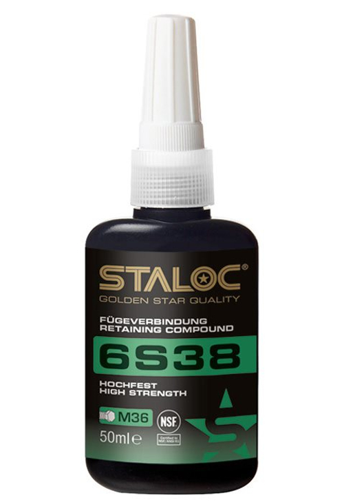 Вал-втулочный фиксатор, высокопрочный STALOC 6S38 10 мл (СТАЛОК 6С38), с допуском NSF (НСФ)