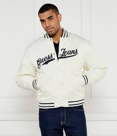 Куртка бомбер Guess Jeans - экрю(M5RL54 WHAA2)