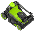 Газонокосилка аккумуляторная GREENWORKS 2520907UD 2x24V, 41 см, бесщеточная, c 2хАКБ 4 Ач и ЗУ