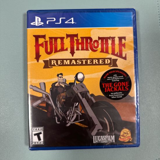 Full Throttle: Remastered [PS4, английская версия]