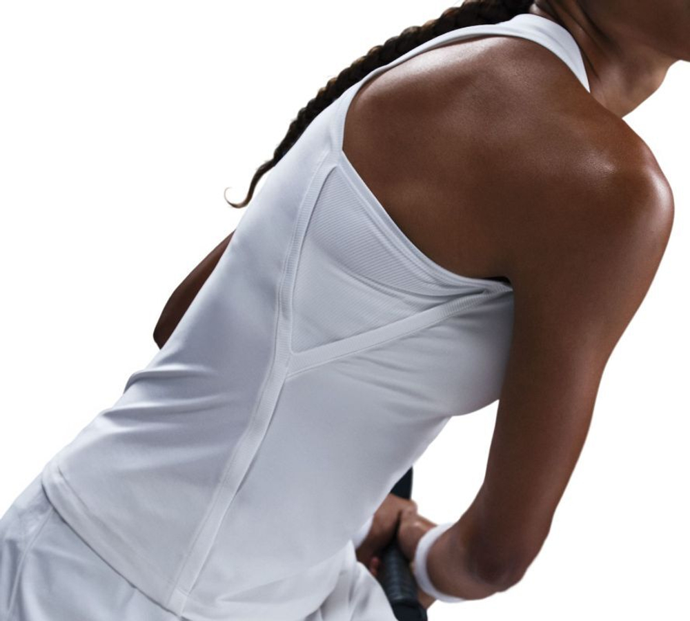 Женский топ теннисный Nike Dri-Fit Victory - белый