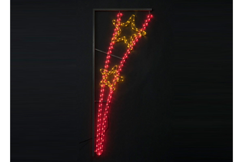 LED-TWO-STAR MOTIF 150х62см
