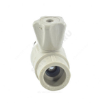 Кран шаровой PP-R серый Дн 25х3/4" НР прямой для радиатора VALFEX 10149025Г
