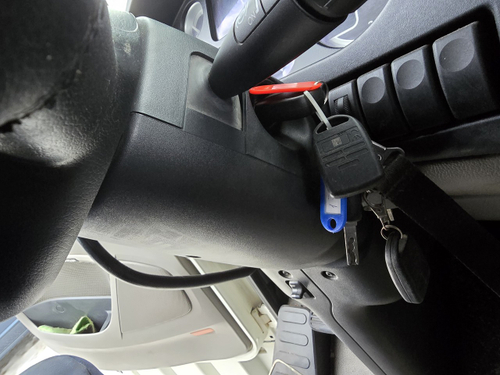 Колонка рулевая в сборе с замком зажигания и ключом 2017г.