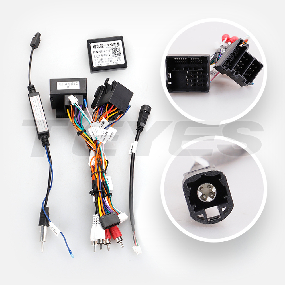 Комплект рамки с разъёмами 10.1"+can Skoda SuperB 2008-2015 - Car-Smart 306