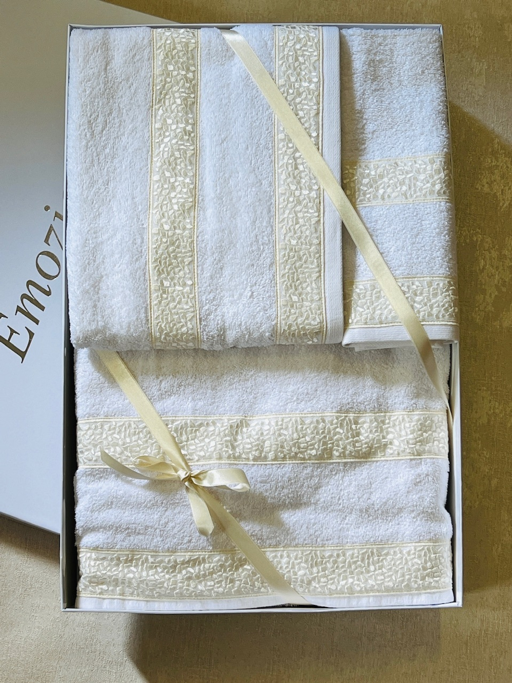 Комплект полотенец 5шт Emozioni Italiane Bianco