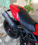 Ducati Monster 696 796 1100 2008-2014 Top Sellerie дизайнерский чехол на сиденье (Diamond)