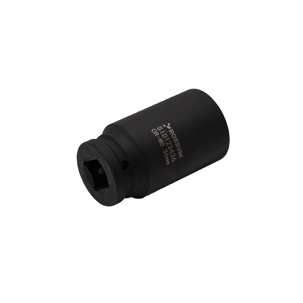 SID123436 Головка торцевая ударная глубокая 12-гранная ROSSVIK 3/4", 36мм