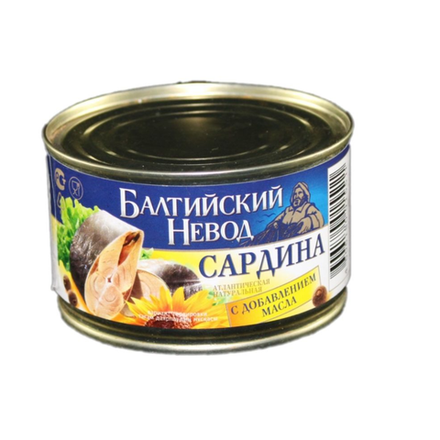 Сардина в масле Балтийский Невод 240 гр