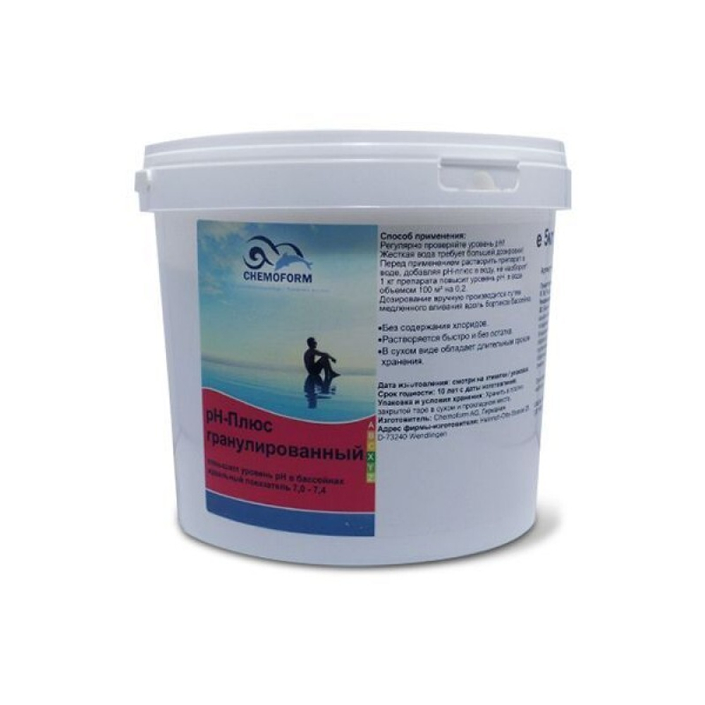Увеличитель уровня pH+ 5 кг в гранулах Chemoform