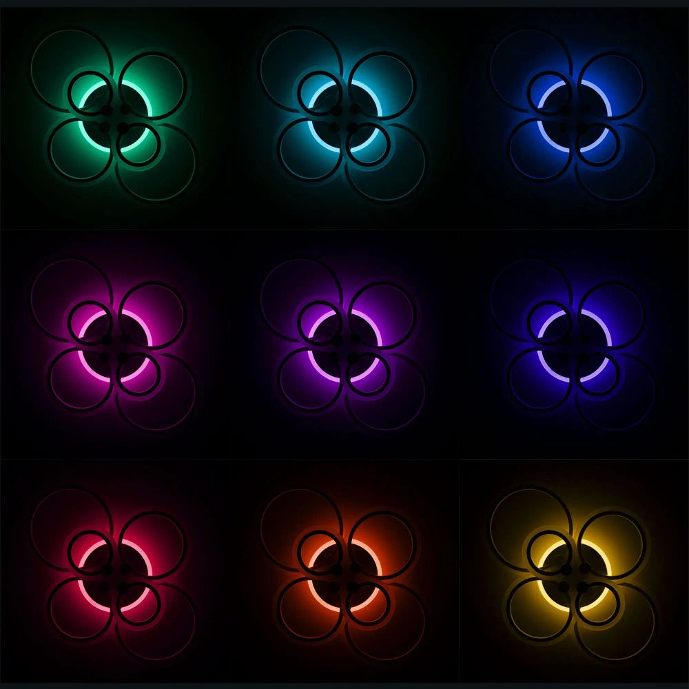 Citilux Сента CL237B160E RGB Люстра с пультом Белая