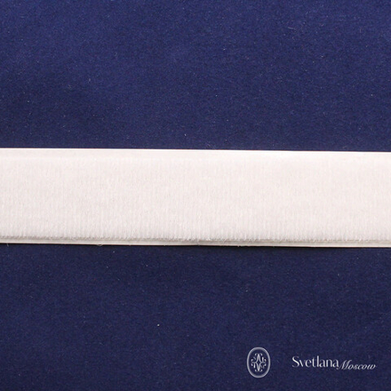Шторная лента Bandex (клеевая) VELOUR-TAPE SP25 (петля), цвет белый (ширина 20 mm)