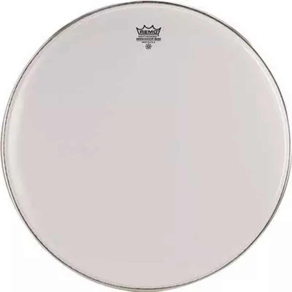 Remo BR-1318-00 Ambassador Clear 18". Пластик для бас барабана, прозрачный.