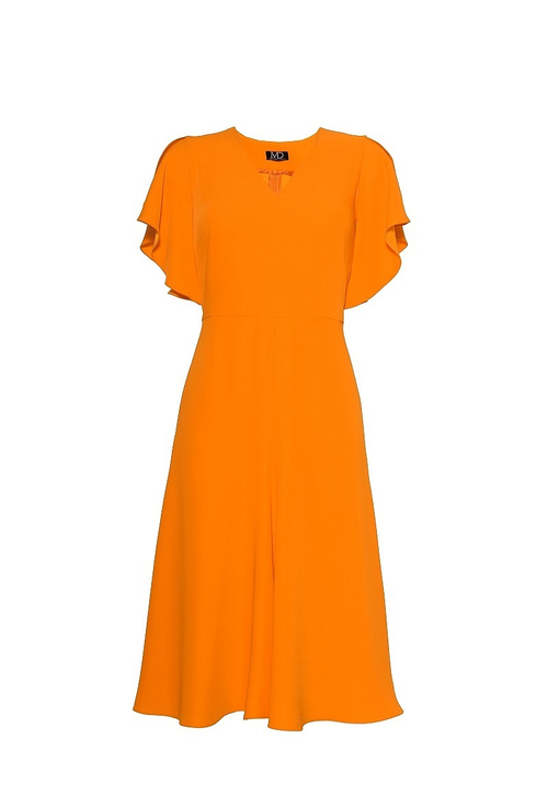 Платье "Нарцисс" горчичное 12-16SS