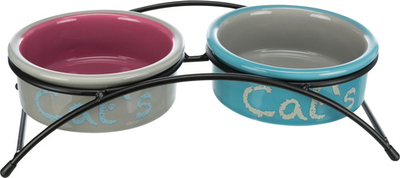 Миски керамические на подставке, 0,3 л/ 12 см, 2 шт., Trixie