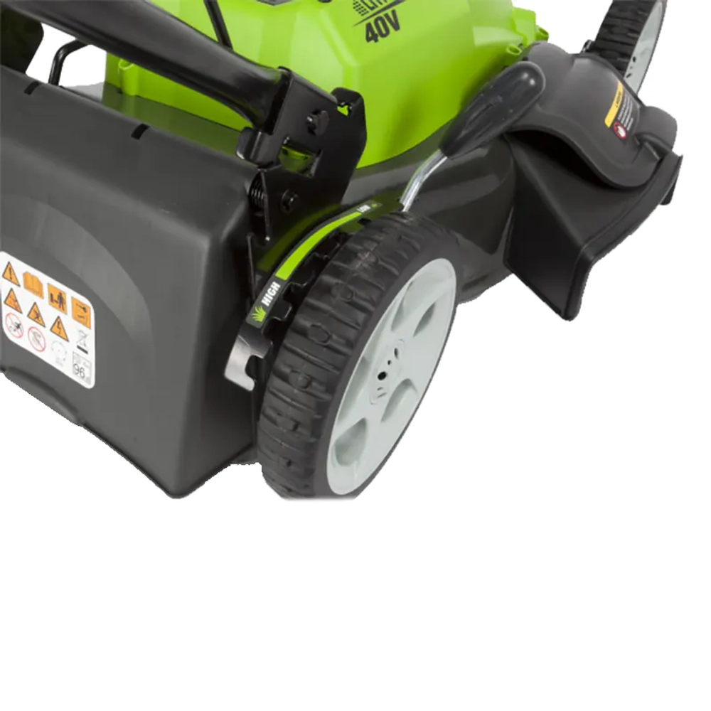 Аккумуляторная газонокосилка Greenworks G40LM45K4 40В (1 x 4 Ач, ЗУ) нож 45 см, 2500107VB