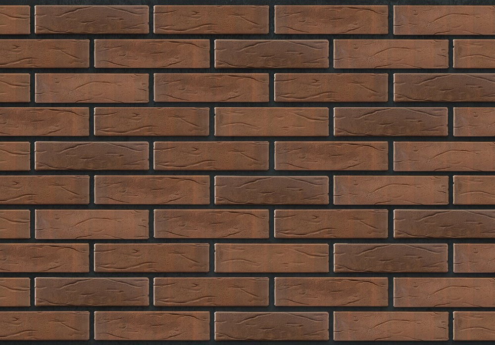 Кирпич лицевой славянский MOKKO-BUNT-РУСТ Евро, 0,7 NF