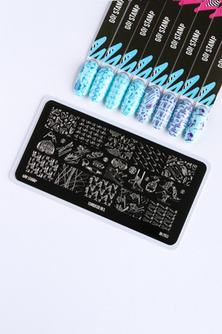 Пластина для стемпинга Go! Stamp 263 Courchevel