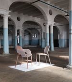 Стул пластиковый с обивкой Scab Design Hug, лен