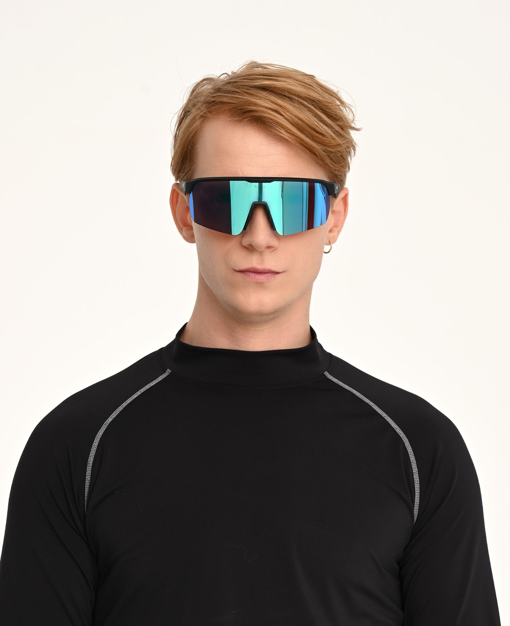 Спортивные очки GOG Hervor / Matt Black / Reflex Blue