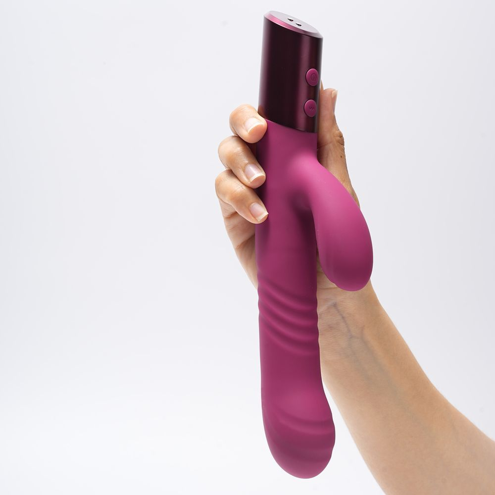 Вибратор-кролик Selove Thrusty, силиконовый, фиолетовый