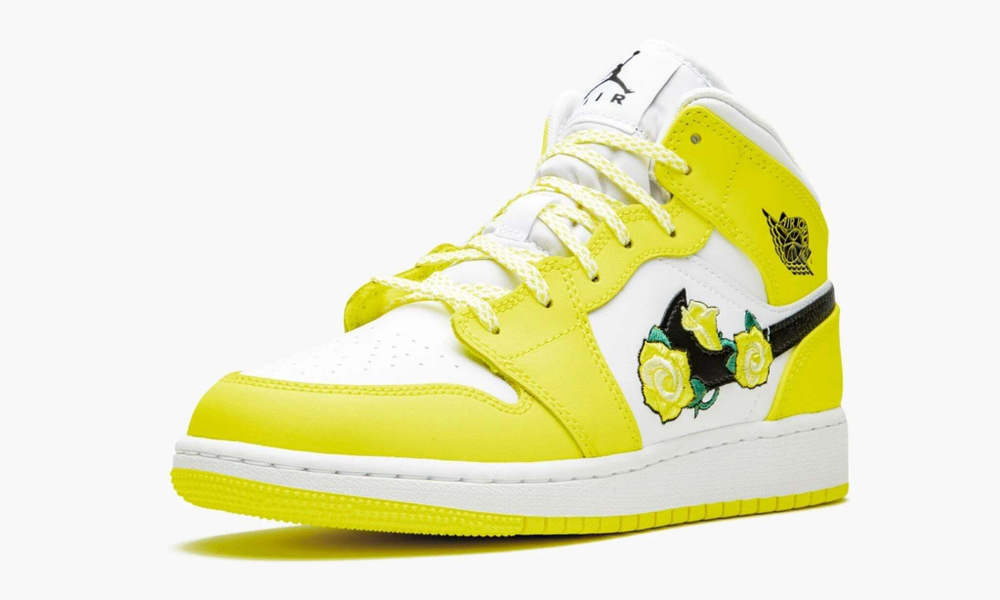 Air Jordan 1 Mid GS "Dynamic Yellow"