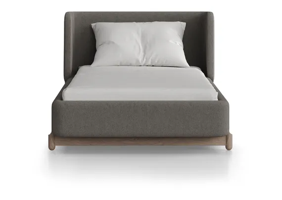 Кровать Basic спальное место 90*200 см (капучино, твид)