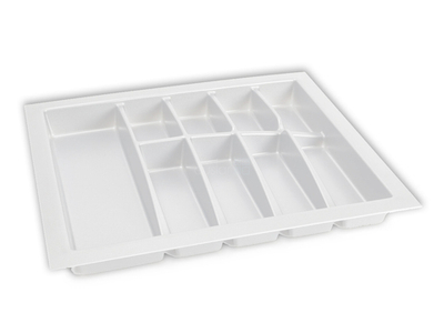 Dirks Лоток LINE для столовых приборов, ширина фасада 600 мм, 505x462х56 мм, белый