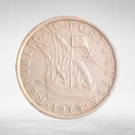 Portugal, 5 Escudos, 1975, VF