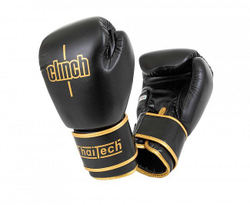 Перчатки боксерские Clinch Muay Thai черные C170