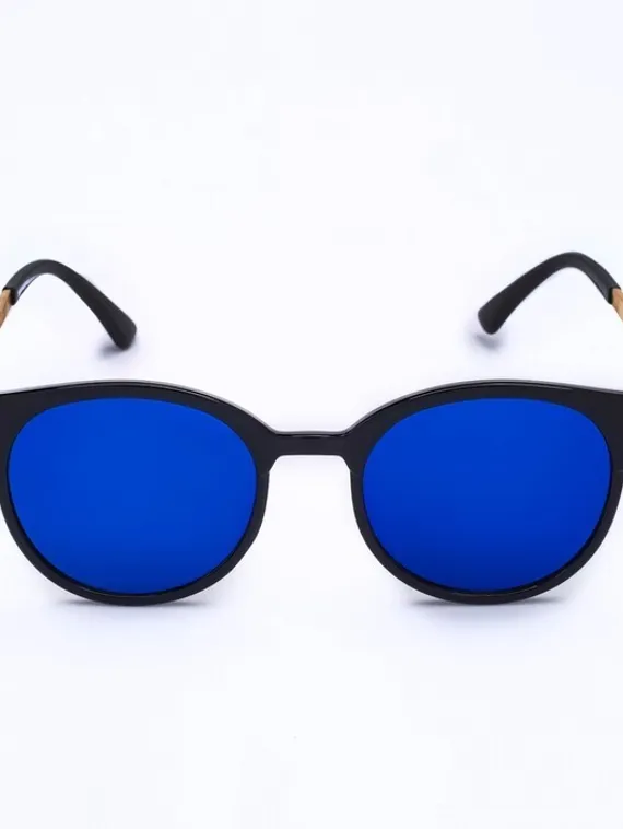 Очки солнцезащитные "Мастер К.", uv 400, 13.5 х 13.5 х 5 см, линза 4.7 х 4.1 см, синие