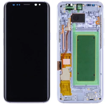 LCD Display SAMSUNG OLED for Galaxy S8 Plus / G955F Blue + Frame MOQ:5