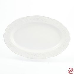 Блюдо овальное Bernadotte Платиновый узор 36 см