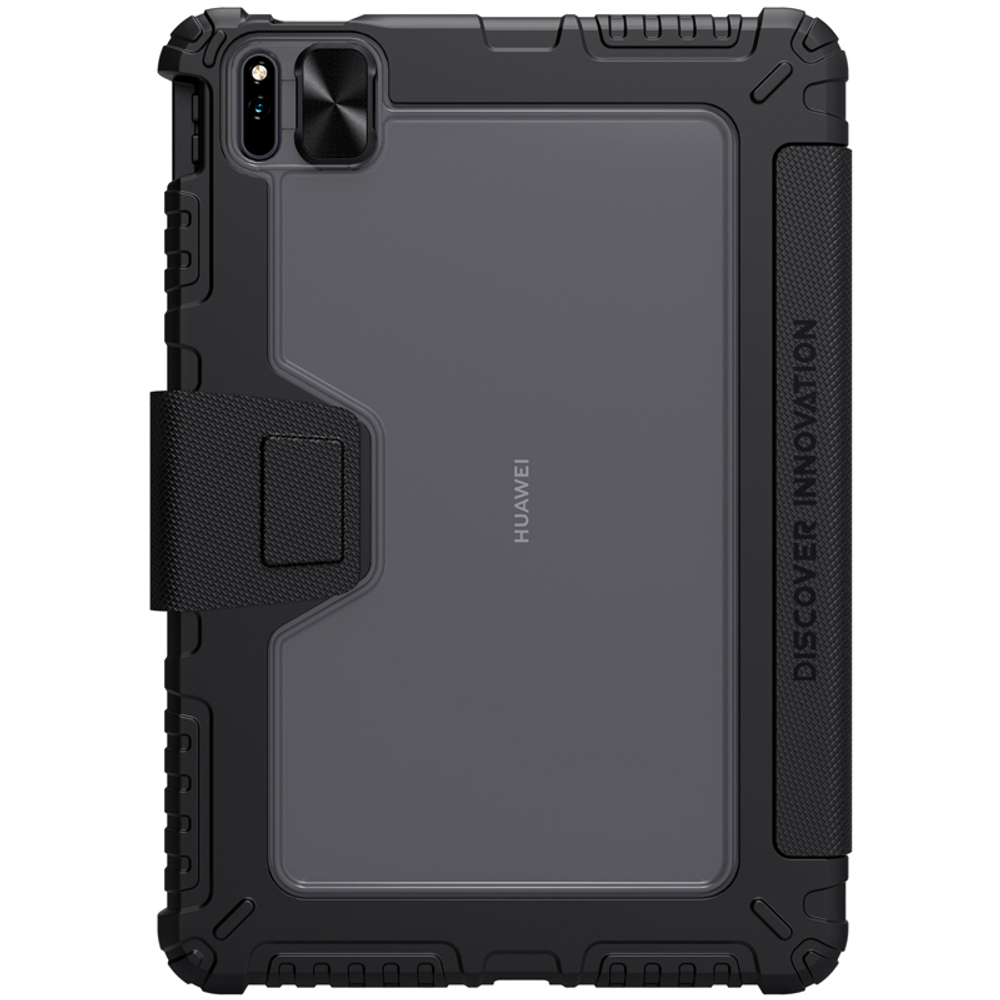 Чехол книжка от Nillkin для планшета Huawei Mate Pad Pro 10.8 с 2021 года, серия Bumper Pro, с защитной шторкой для камеры