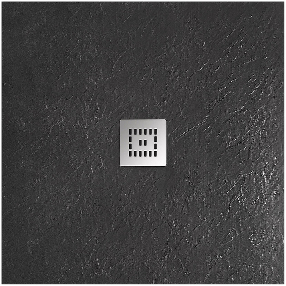 Душевой поддон из искусственного камня BelBagno Uno 90x90 TRAY-MR-UNO-A-90-35-NERO Черный