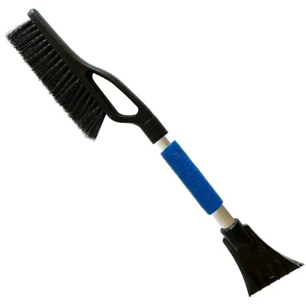 Щетка автомобильная ЛЮКС МИНИ МПалюмин.ручка с держателем + скребок ,