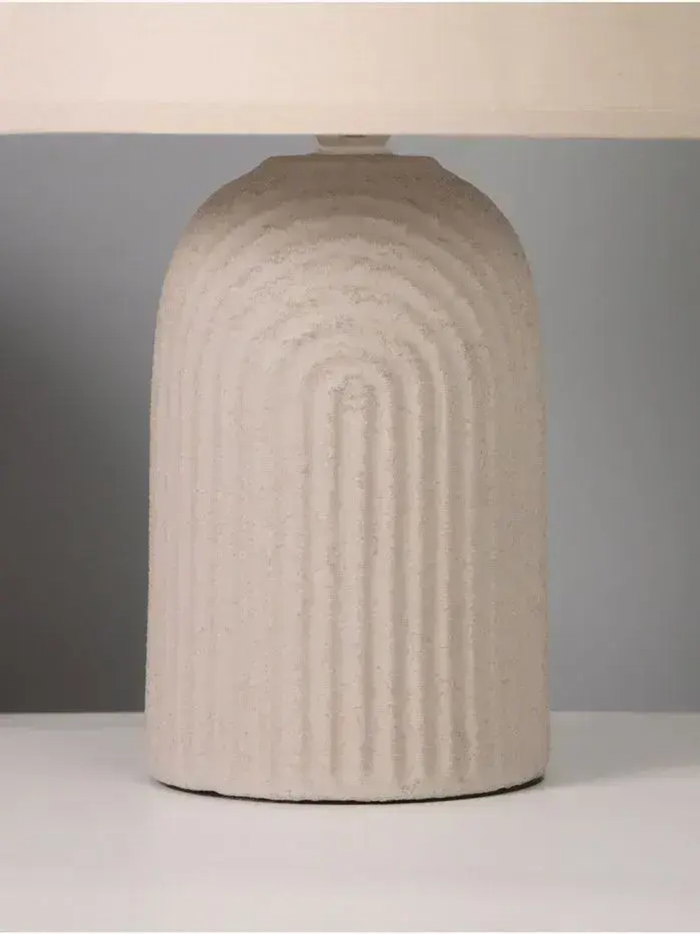 Настольная лампа "Доротея" Е14 40Вт серый 22х22х35 см RISALUX